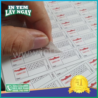 IN TEM BẢO HÀNH