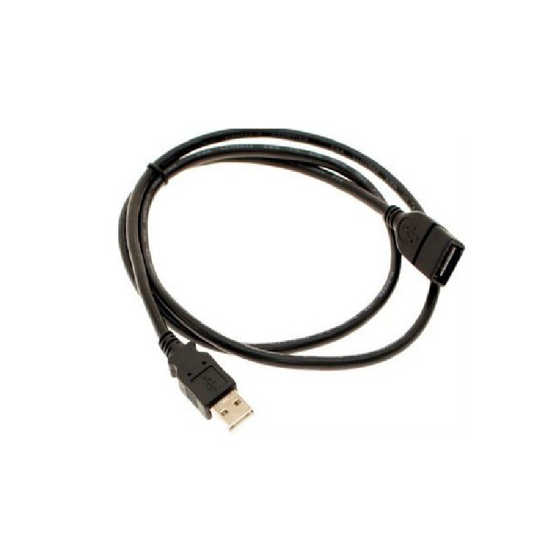 Cáp USB nối dài 1M đen - Cáp USB 2.0 nối dài | BigBuy360 - bigbuy360.vn