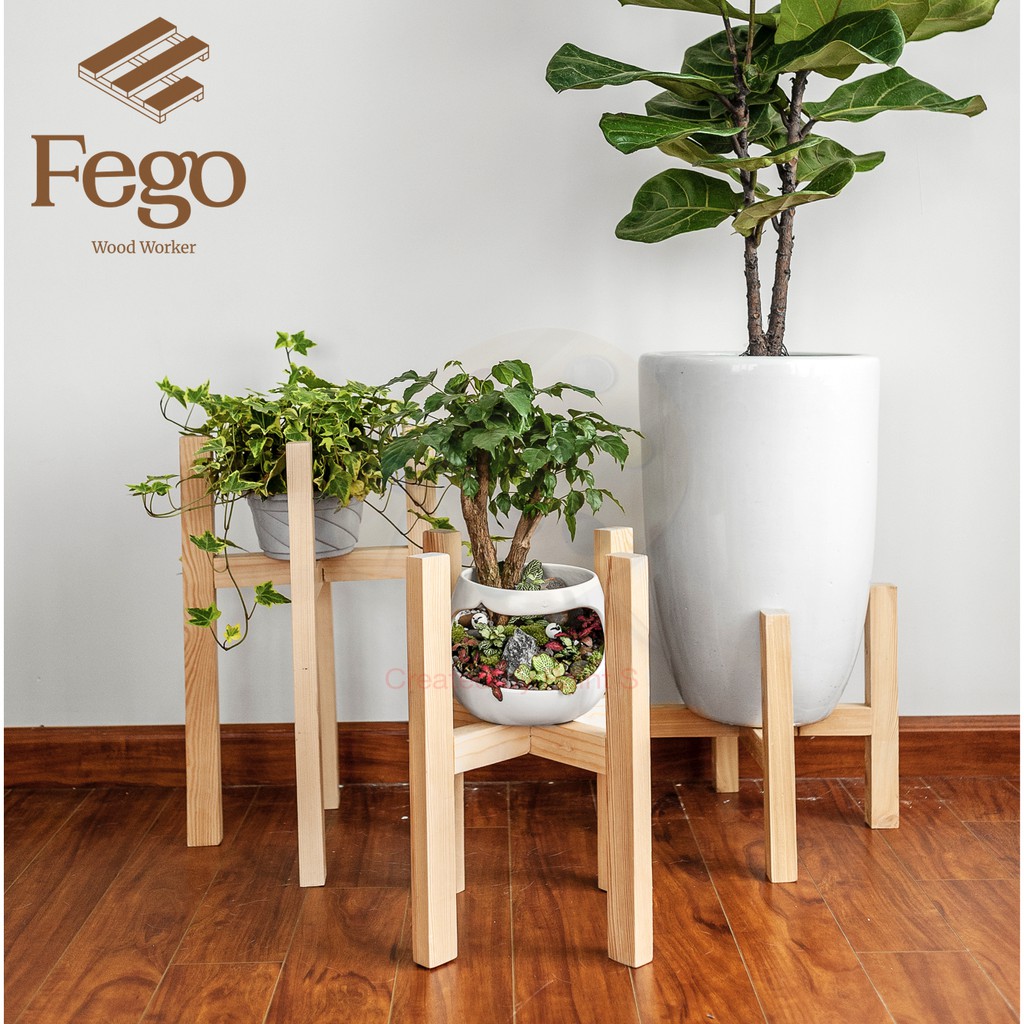 Đôn gỗ đựng cây cảnh FEGO0019/ Trang trí nhà cửa