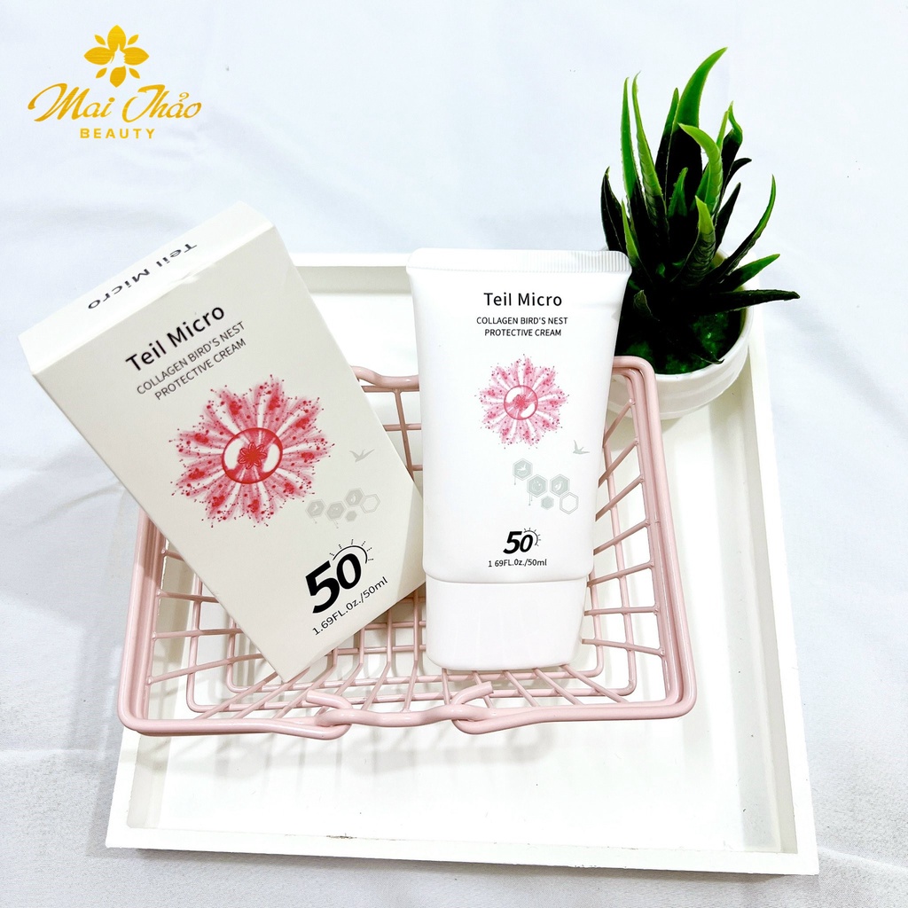 Kem Chống Nắng Collagen Yến Teil Micro 50ml
