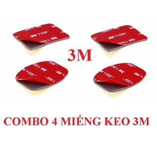 Combo 4 Miếng Keo 3M Dán Đế Camera Hành Trình