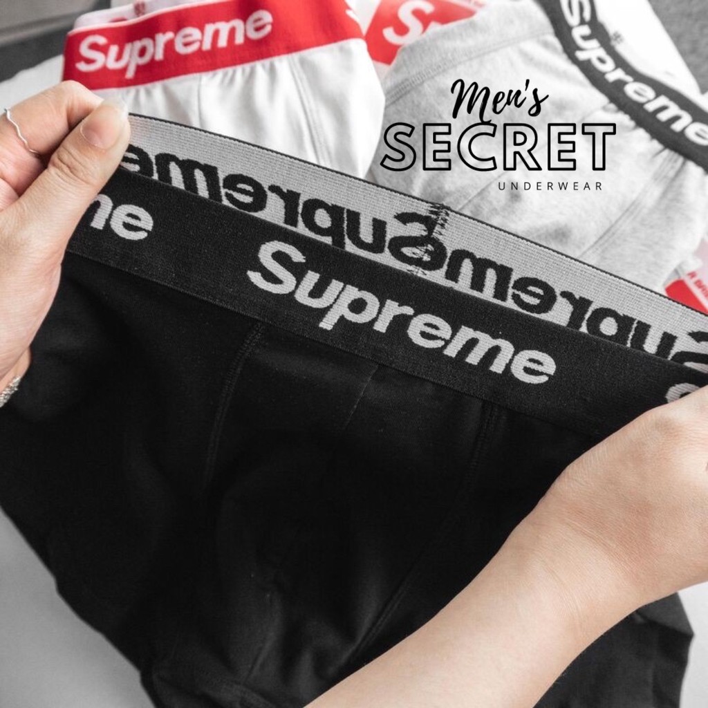 Quần lót nam boxer Supreme cao cấp cotton thiên nhiên co dãn 4 chiều MEN'S SECRET