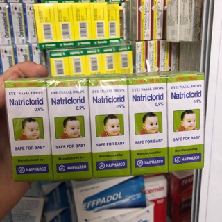 Nước muối sinh lý Natriclorid 0,9% [ 1 lốc 10 lọ 30.000 vnđ]