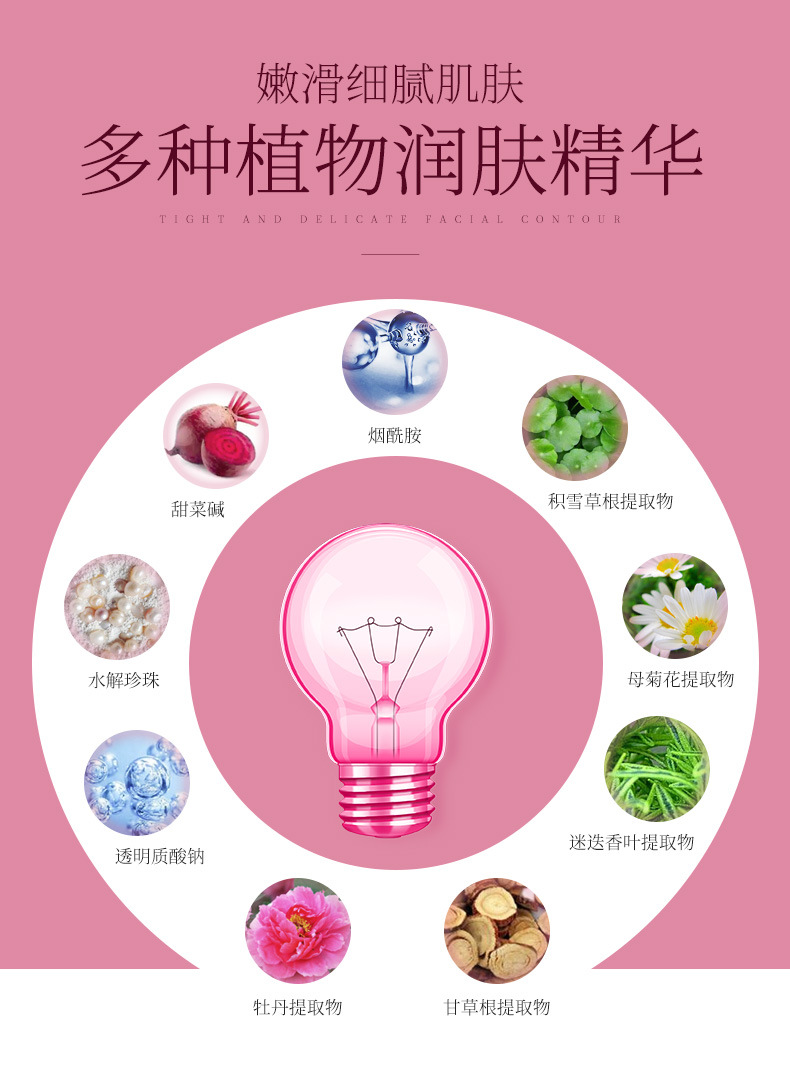 (Hàng Mới Về) 1 Mặt Nạ Bóng Đèn Tinh Chất Dưỡng Ẩm Làm Trắng Sáng Da | BigBuy360 - bigbuy360.vn