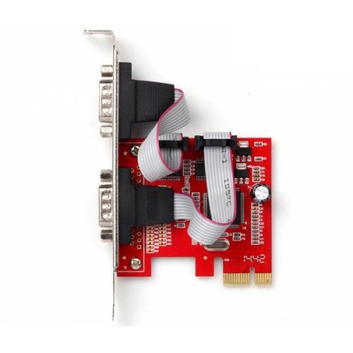 Bộ chuyển đổi khe PCI Express sang 2 Com 9 RS 232 Unitek Y7504 Card PCI Express