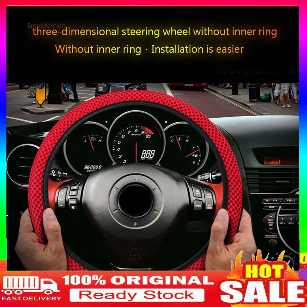 Vỏ Bọc Vô Lăng Chống Trượt Thoáng Khí Cho Xe Hơi Xe Tải