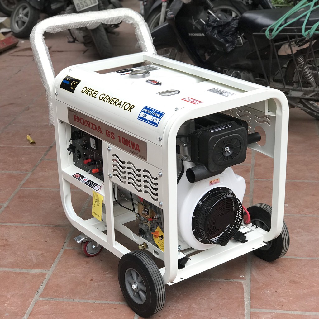 [GIÁ TỐT] Máy Phát Điện Honda Chạy Dầu GS 10KVA 1PHASE-Xuất Xứ Thái Lan-Bảo Hành 12 Tháng- Tặng Nhớt