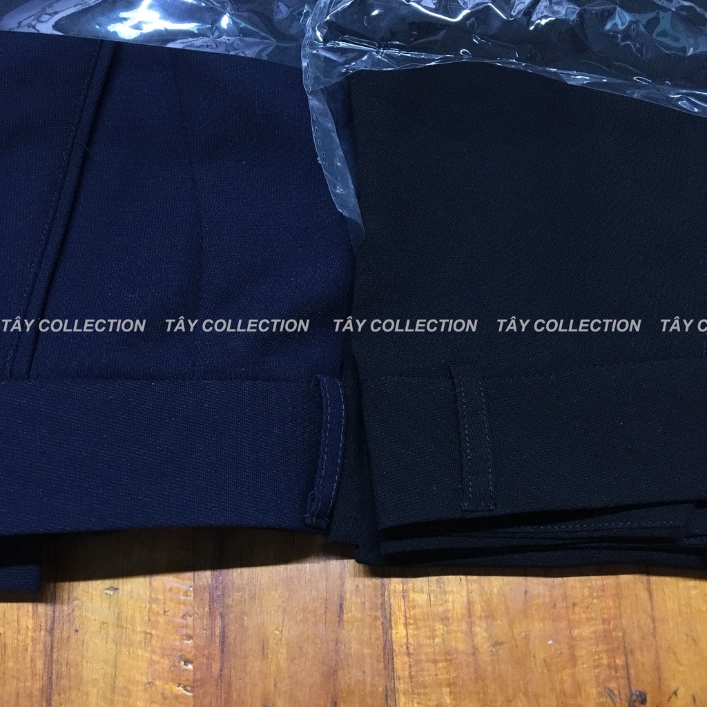 Quần tây công sở nữ lưng cao dáng côn đứng TÂY COLLECTION, quần âu nữ ống côn vải dày dặn có co giãn mặc đẹp tôn dáng