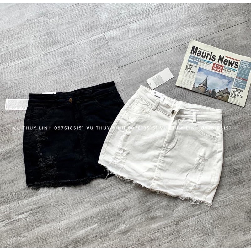 Chân váy Jeans có lót quần