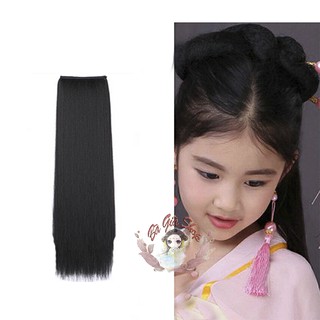 Set búi tóc giả cổ trang trẻ em