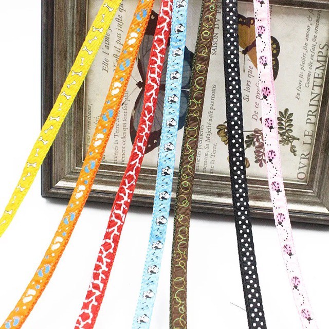 🔴 DÂY DẮT CHÓ MÈO HOẠ TIẾT BỀN DAI!!