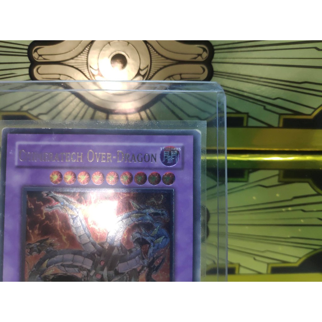 [ Dưa Hấu Yugioh ] Lá bài thẻ bài Chimeratech Overdragon - Ultimate Rare 1st Edition - Tặng bọc bài nhựa bảo quản