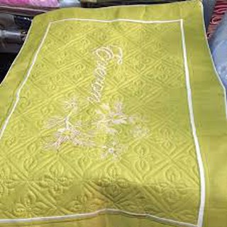 1 Chiếc Vỏ Gối Thêu Satin
