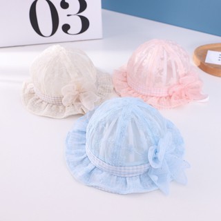 NÓN LƯỚI HOẠ TIẾT CHO TRẺ SƠ SINH [ 0 - 12 THÁNG ] , MŨ NÓN CHỐNG NẮNG CHO BÉ GÁI