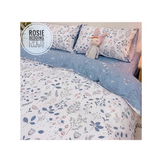 Bộ vỏ chăn ga gối cotton 100% phong cách vintage