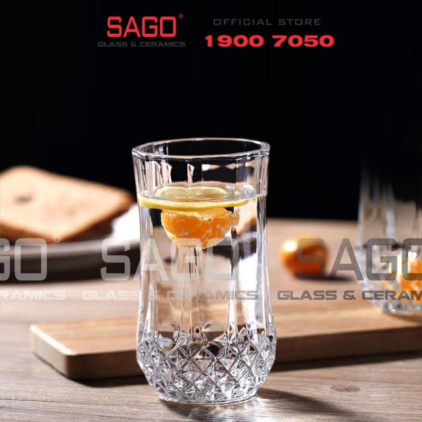 Ly thủy tinh Deli Whisky Carat Long Drink 235ml , 320ml  | Tùy Chọn Dung Tích