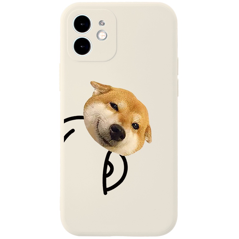 Ốp lưng JURSUE mềm viền vuông hình cặp đôi độc lạ Cho iPhone 14 13 12 11 Pro Max SE 2020 X XR XS 8 7 ip 6S 6 Plus Y2162