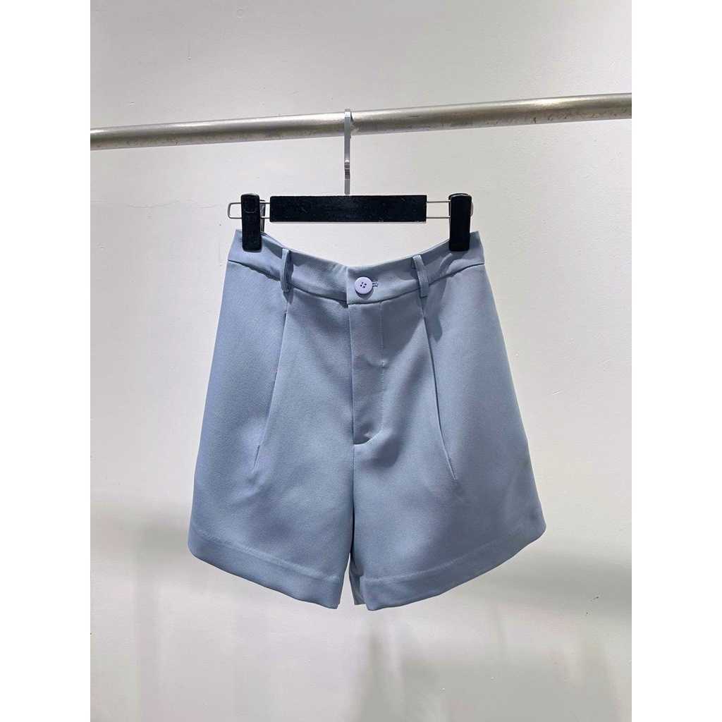 [Mã BMLTA50 giảm đến 50K đơn 99K] Quần short lưng cao cơ bản xếp 1 ly túi xéo thời trang GAGO GO3955