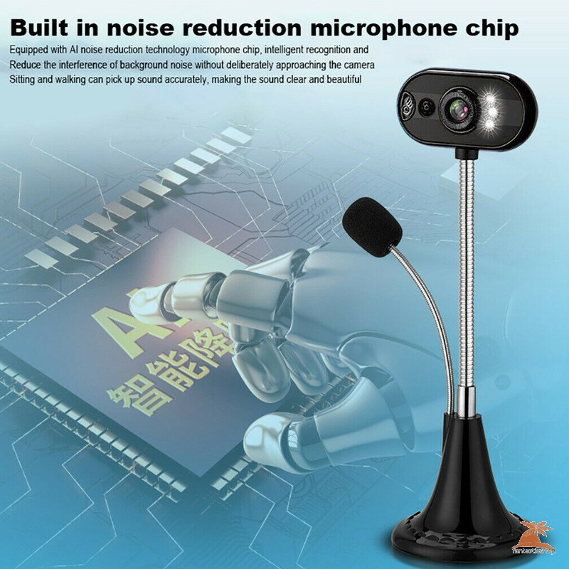✨COD✨ Camera webcam USB HD với Mic Night Vision cho máy tính để bàn PC Máy tính xách tay Văn phòng tại nhà | BigBuy360 - bigbuy360.vn