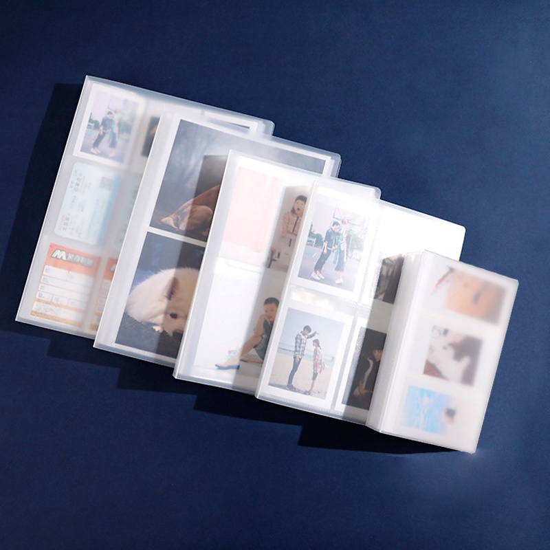 Transparent PVC Interstitial Album Book Simple Matte Card Album