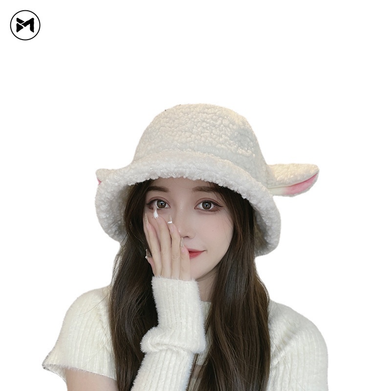 Nón Tai Bèo Lông Cừu Ấm Áp Thời Trang 2022 Cho Nữ