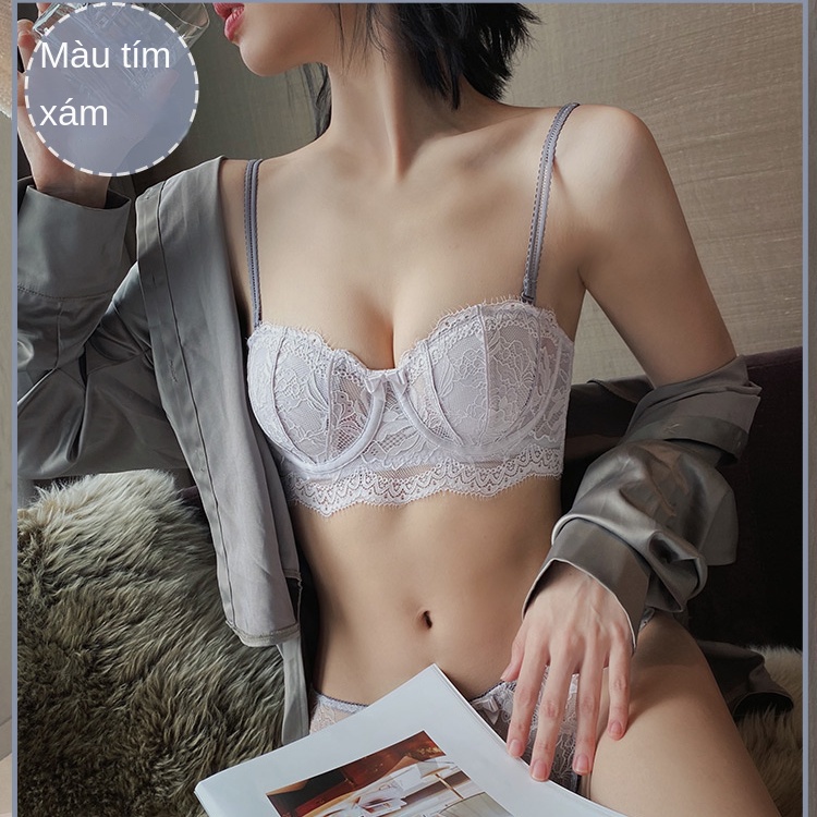Hàng Cao Cấp Áo Ngực Ren Siêu Mỏng Không Dây Chống Trượt Thời Trang Mùa Hè Dành Sexy Lace Bra Đồ Lót Áo Lót Ren Bralette Nữ