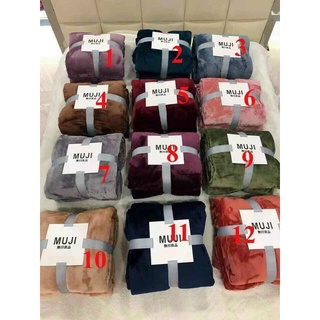Chăn muji tuyết nhung hàng đủ 2kg