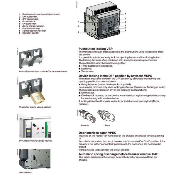 Máy cắt không khí EVS12H3MF20, EVS12H4MF20, EVS12H4MW20 Schneider 1250A - 65kA - 3P, 4P - Fixed man - Drawout man