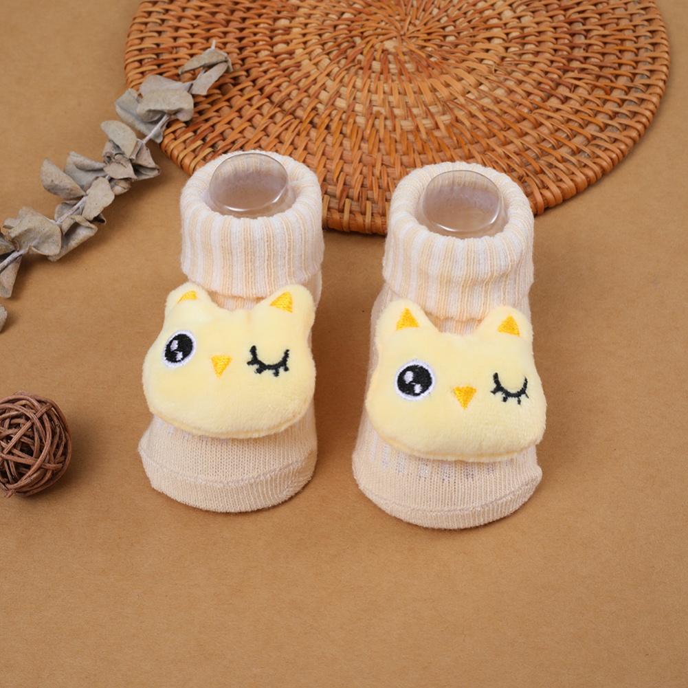 Vớ cotton Chống Trượt In Họa Tiết Hoạt Hình 3d Dễ Thương Cho Bé Sơ Sinh