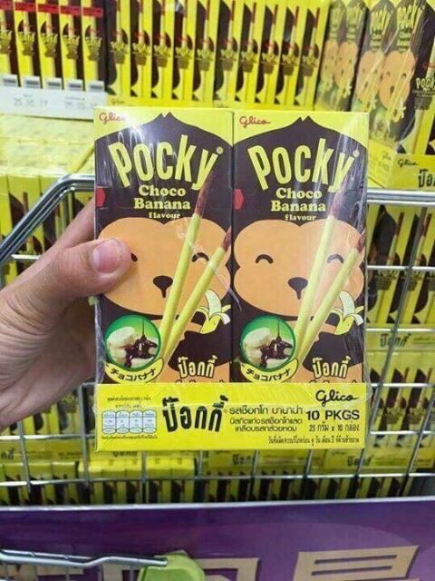 BÁNH POCKY XOÀI VÀ CHUỐI THÁI LAN