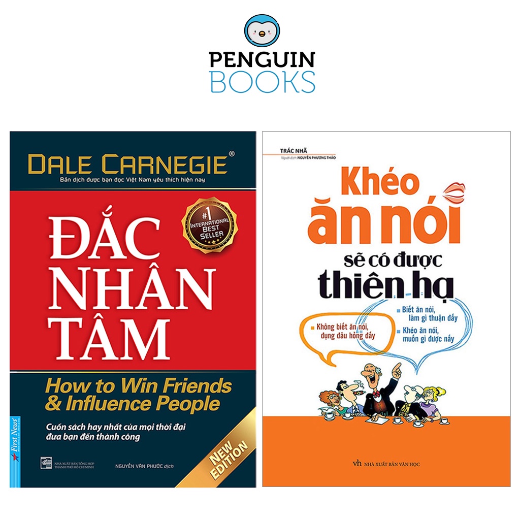 Sách - Combo Đắc Nhân Tâm + Khéo Ăn Nói Sẽ Có Được Thiên Hạ