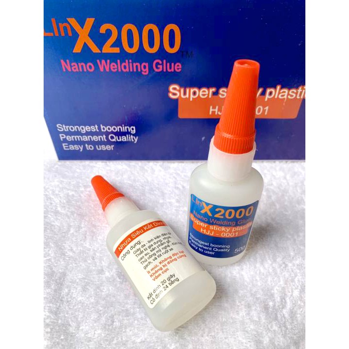 Keo X2000 Keo Dán Đa Năng 50G - Keo Chống Thấm Nước Dán Giày Dép,Cao Su, Sản Phẩm Gỗ,Linh Kiện Điện Tử,.... - Kivo