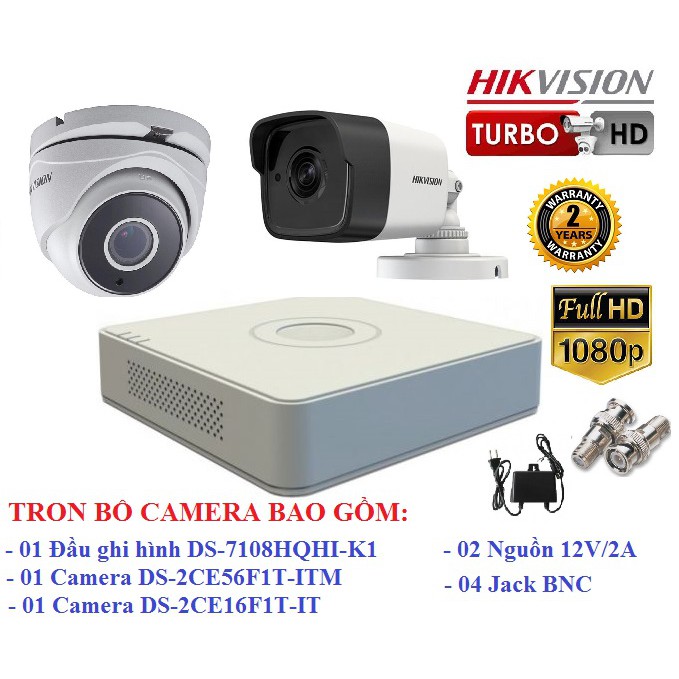 TRỌN BỘ CAMERA HIKVISION FULL HD 3.0MP