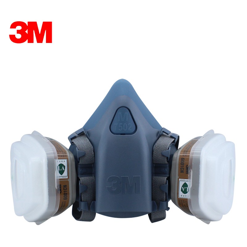 3M 7502 Mặt Nạ Phòng Độc Cao Cấp Giải Pháp Phun Sơn, Phun Hóa Chất