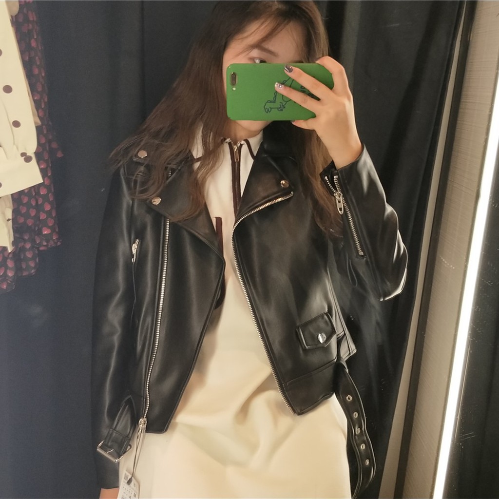 (5 MÀU) ÁO KHOÁC DA BIKER JACKET NỮ - 3046/043