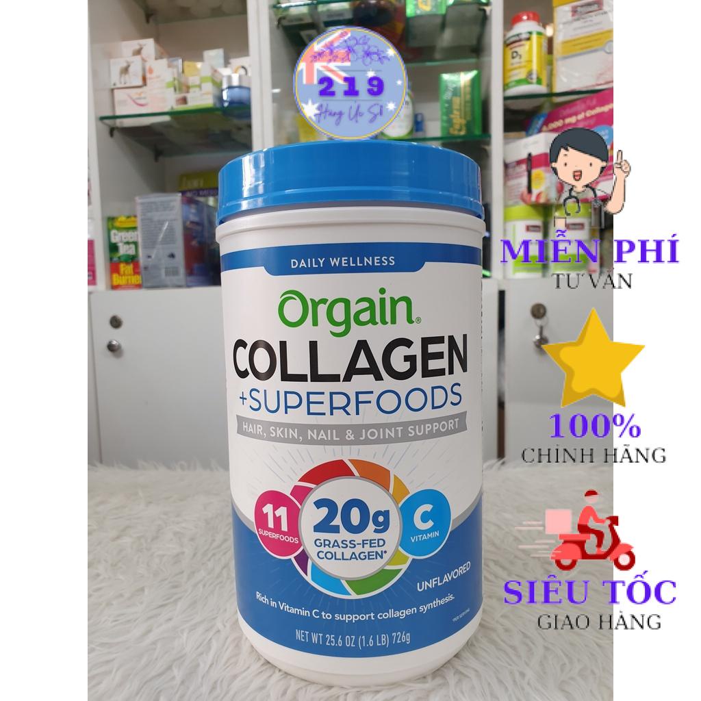 BỘT SIÊU THỰC PHẨM BỔ SUNG COLLAGEN ORGAIN COLLAGEN + SUPERFOODS