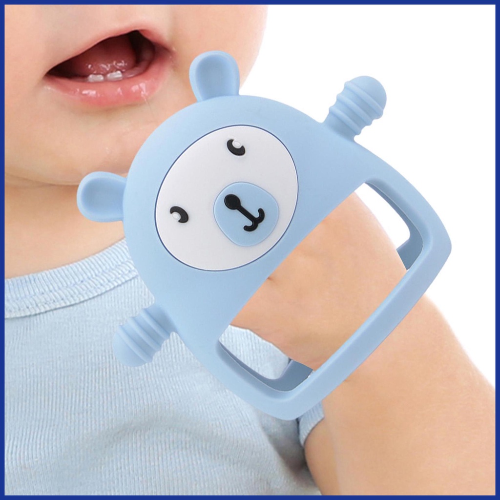 Đồ Chơi Gặm Nướu Chống Rơi Hình Nấm Cho Bé Trên 3 Tháng Tuổi