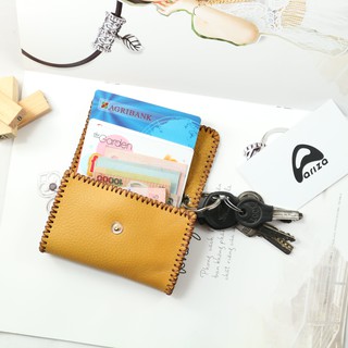Ví/ Bóp Nữ Móc Chìa Khóa Da Bò Thật (100%) (Avinastore)