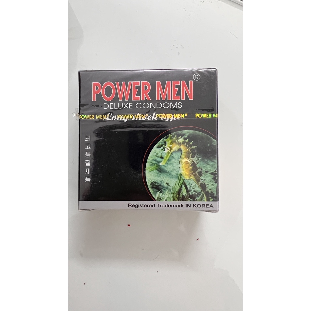 Bao cao su Power men hộp 3 cái,công nghệ hàn quốc siêu mỏng. anthaomoc