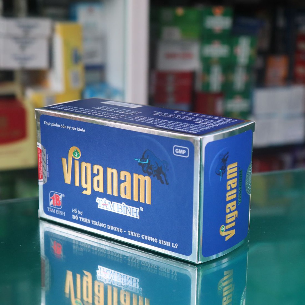 VIGANAM TÂM BÌNH – Hỗ trợ bổ thận tráng dương, đại bổ nguyên khí, giảm tiểu đêm do thận yếu (48 Viên)
