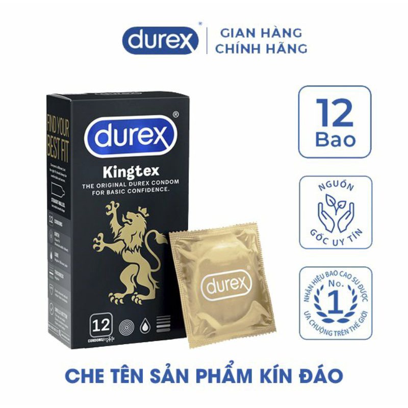 Bao cao su Durex Kingtex 12 bao