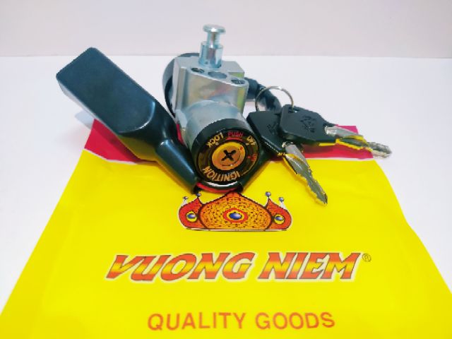 Ổ Khóa máy xe Dream Thái chìa +hiệu VƯƠNG NIỆM