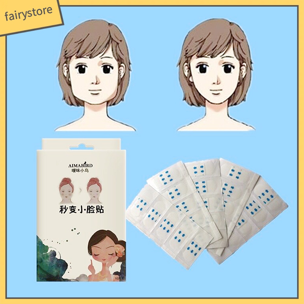 Bộ 10 miếng dán làm thon gọn cằm tiện lợi độc đáo