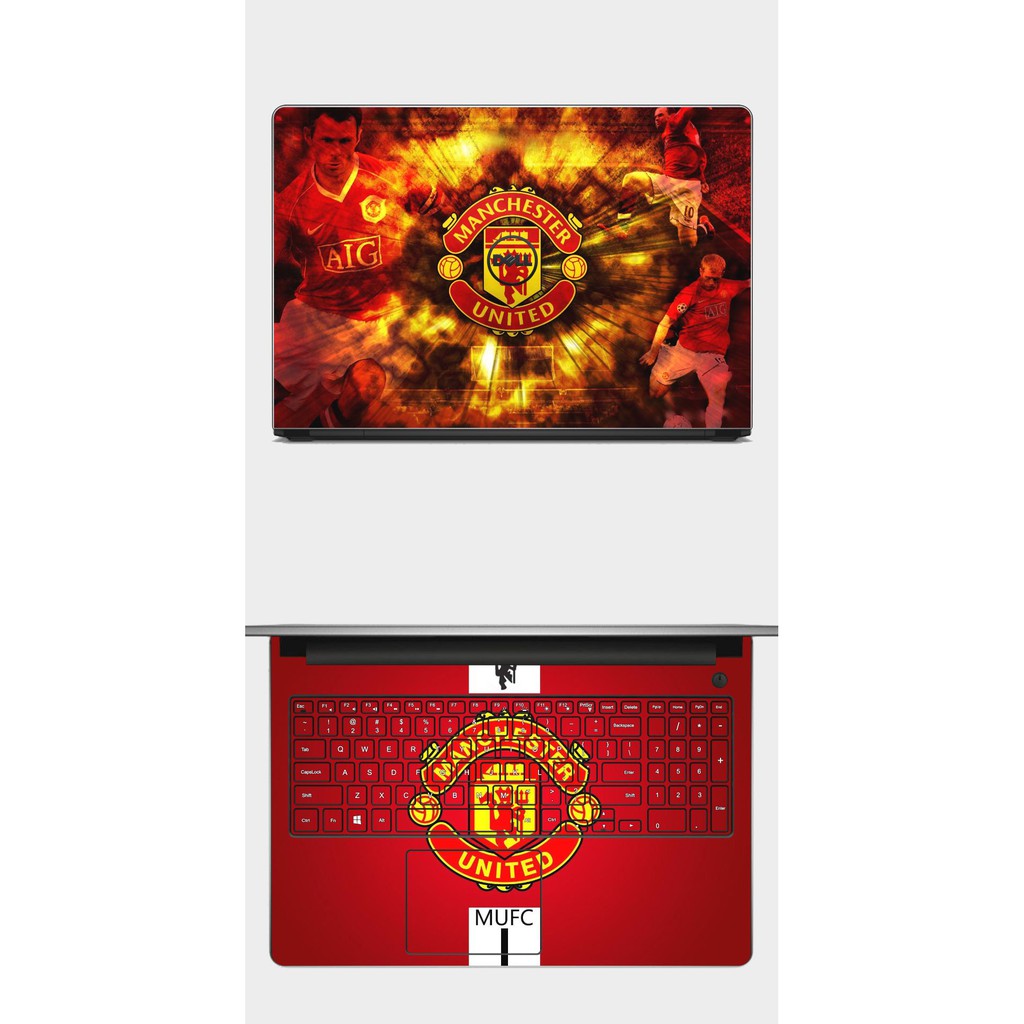 Skin Laptop Logo các CLB bóng đá Barca, Real, MC... Đủ các dòng máy tính: Asus, Acer, Hp, Dell...