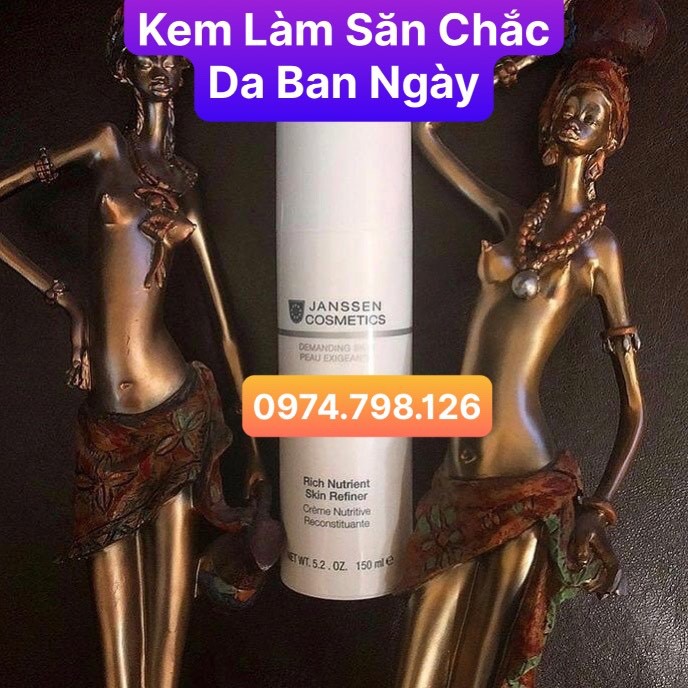 🍀KEM LÀM SĂN CHẮC DA BAN NGÀY JANSSEN COSMETICS RICH NUTRIENT SKIN REFINER .