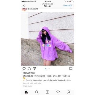 ☀️Áo Hoddie Nỉ Tím Dirty Coins
