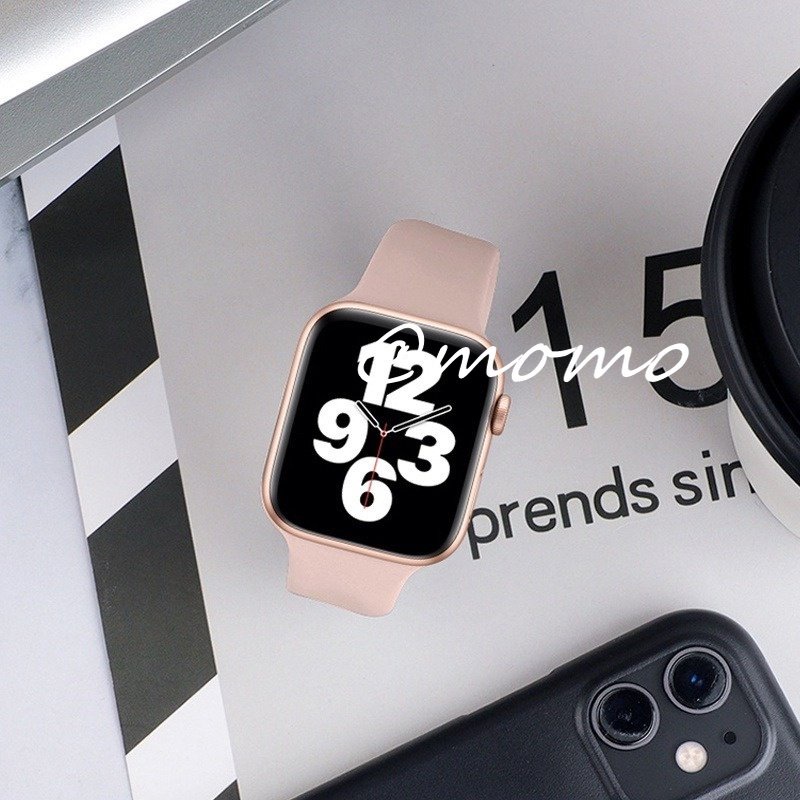 Dây Đeo Silicon Co Giãn 45Mm 41mm 44Mm 40mm 38mm 42mm Cho Đồng Hồ Thông Minh Apple Watch Band 7 6 5 4 3 Se