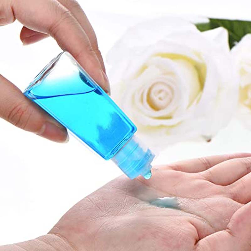 Chai rỗng trong suốt nắp lật dùng chiết mỹ phẩm / nước rửa tay khi đi du lịch dung tích 30/60ML
