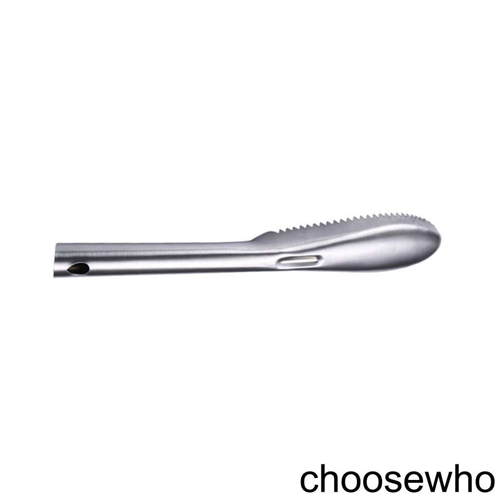 [CHOO] Stainless Steel Fish Scaler Round Handle Fast Cleaning Scale Scraper Remover Kitchen Gadgets Skin Peeler Tool