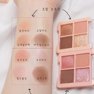 Bảng Phấn Mắt Black Rouge Crystal Heart Lock Shadow